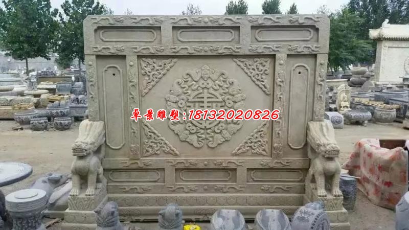 石雕景观影壁雕塑