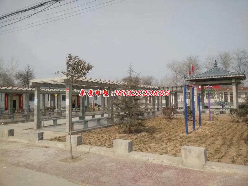 小区景观长廊石雕 