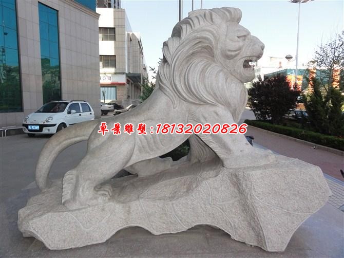 企业西洋狮子雕塑