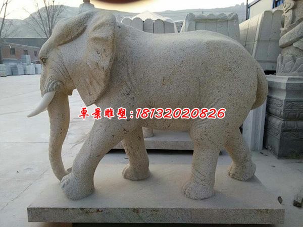 大象石雕公园动物