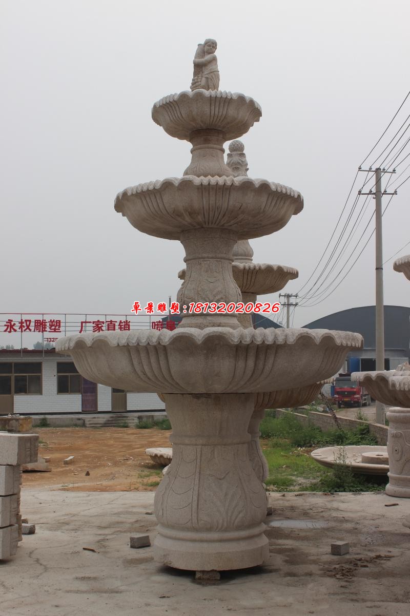 石雕庭院景观喷泉