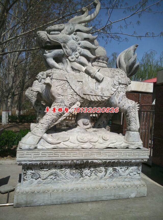 企业镇宅麒麟石雕