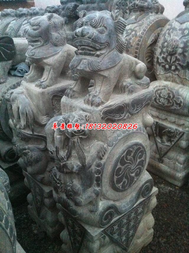 门墩狮子庭院石雕