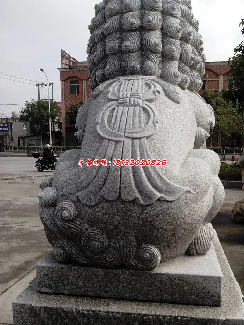 仿古石狮子雕塑