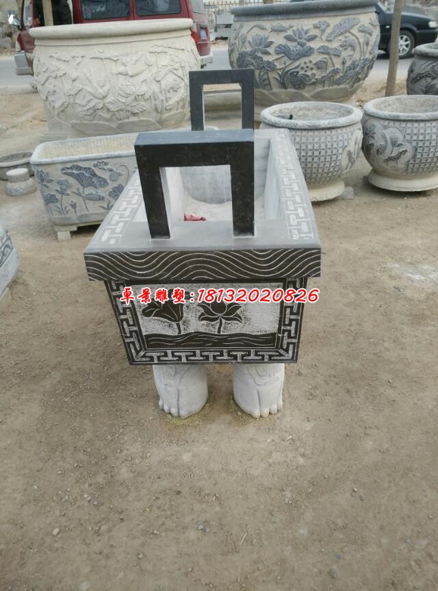 石雕创意景观香炉