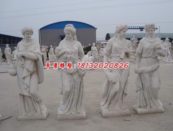 丰收女神人物石雕