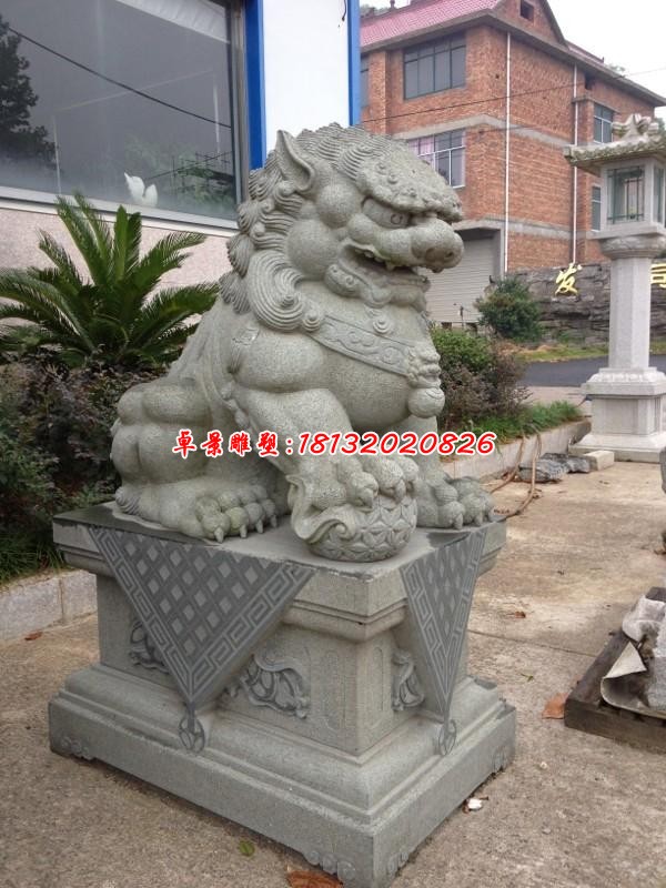 石雕镇宅狮子