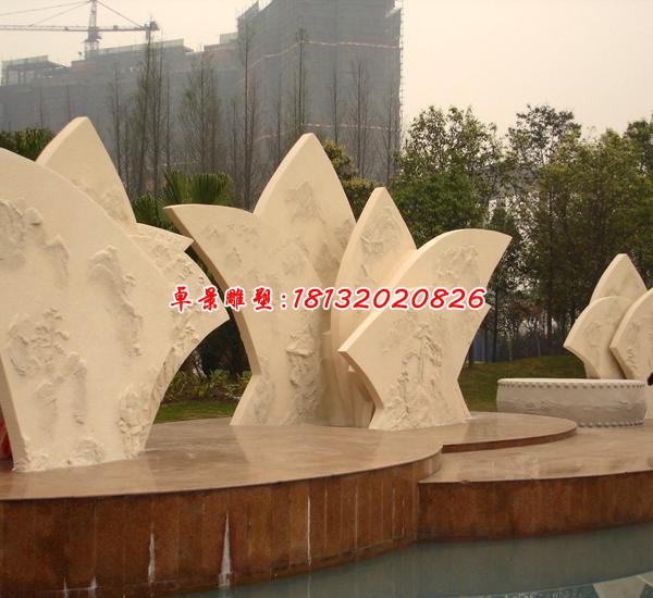 公园景观浮雕屏风