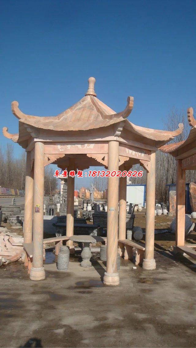 户外仿古石雕凉