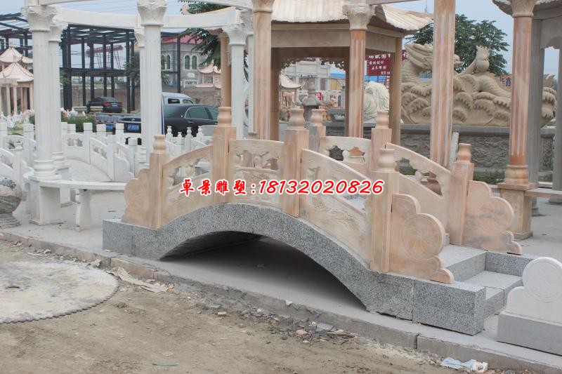 公园石雕拱桥