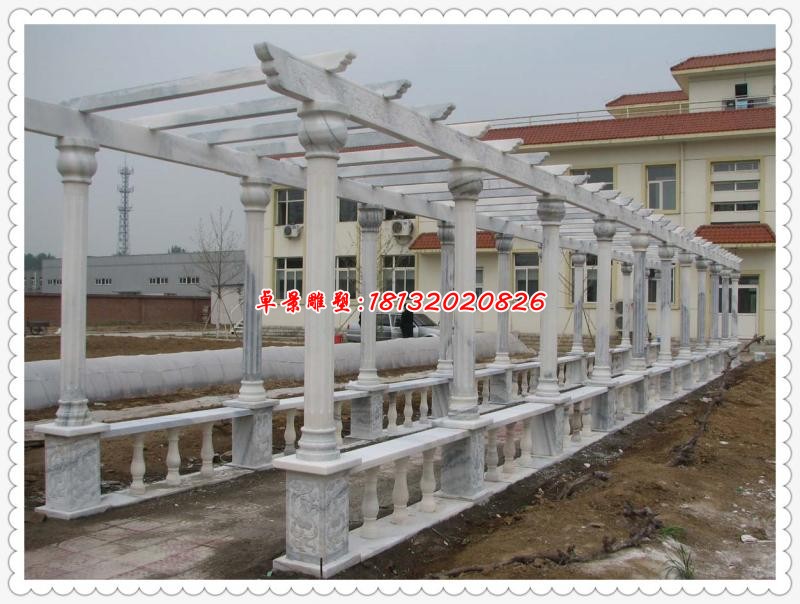 汉白玉景观长廊