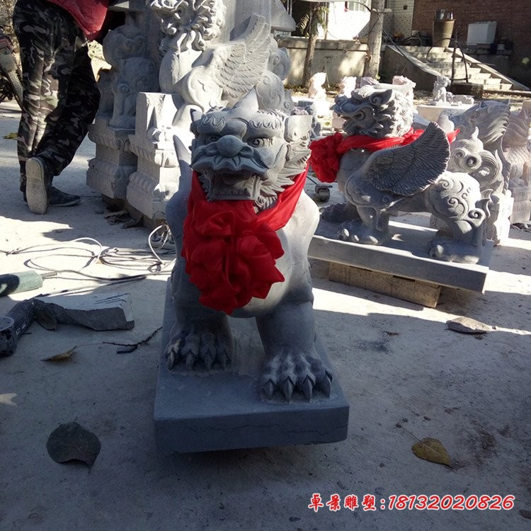 大理石镇宅招财貔貅石雕古代神兽石雕