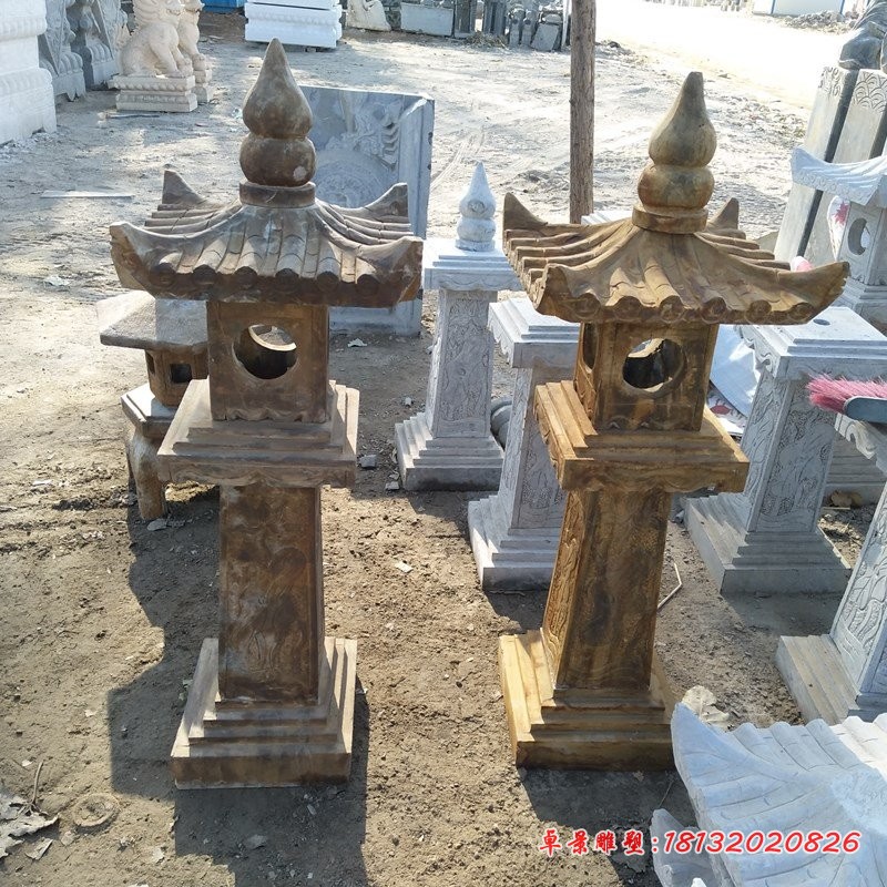 仿古石雕灯公园照明石灯笼