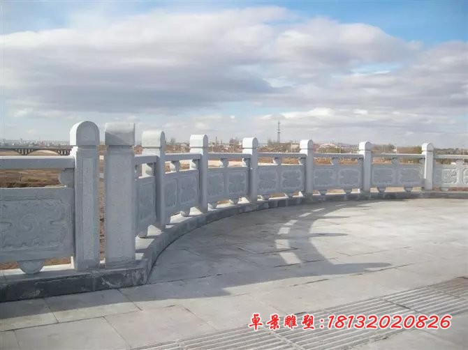 栏板石雕，大理石栏板