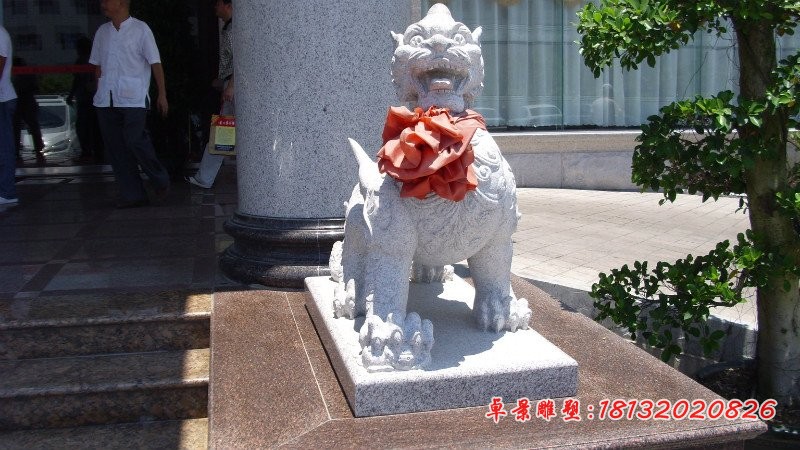 麒麟石雕，公司门口麒麟石雕 