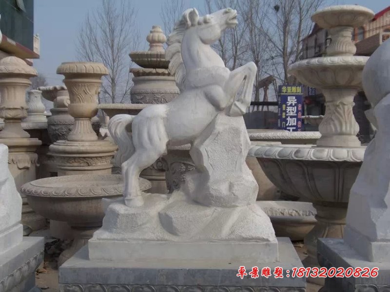 十二生肖石雕，汉白玉十二生肖雕塑 