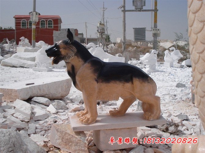 石雕狗雕塑石材狗雕塑