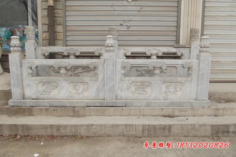 石雕栏板，大理石栏板雕塑