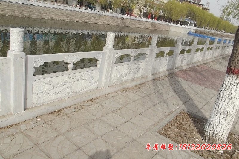 石雕栏板，大理石栏板雕塑
