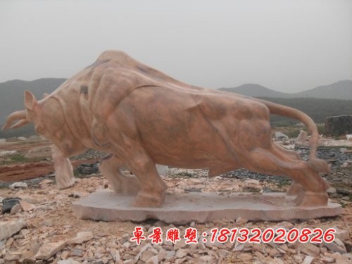 石雕牛，开荒牛石雕