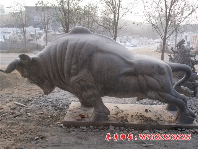 石雕牛，拓荒牛雕塑