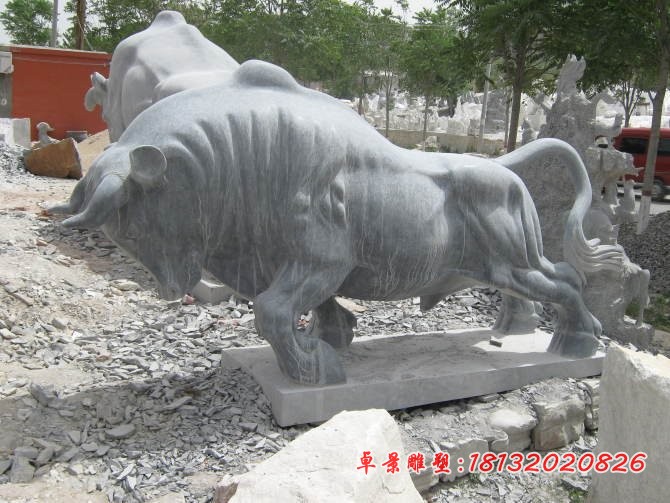 石雕牛，拓荒牛雕塑