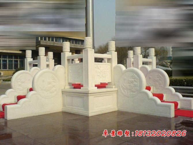 石雕升旗台，汉白玉升旗台雕塑