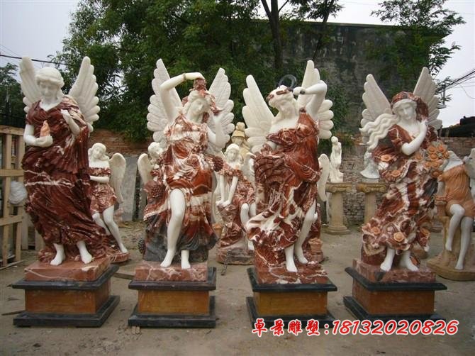 四季神石雕，四季女神石雕