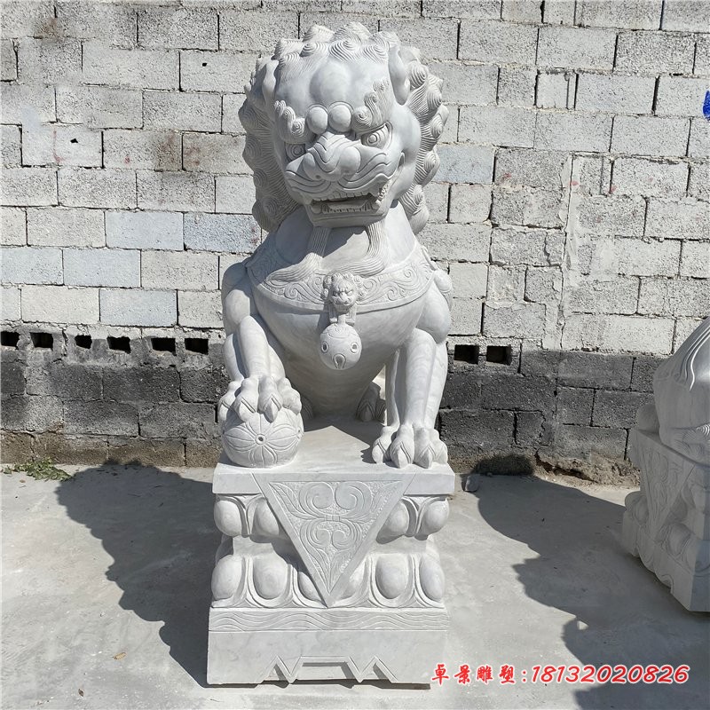 大理石石雕狮子