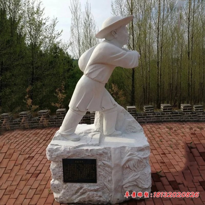 汉白玉二十四孝雕塑景区景观石雕 (2)