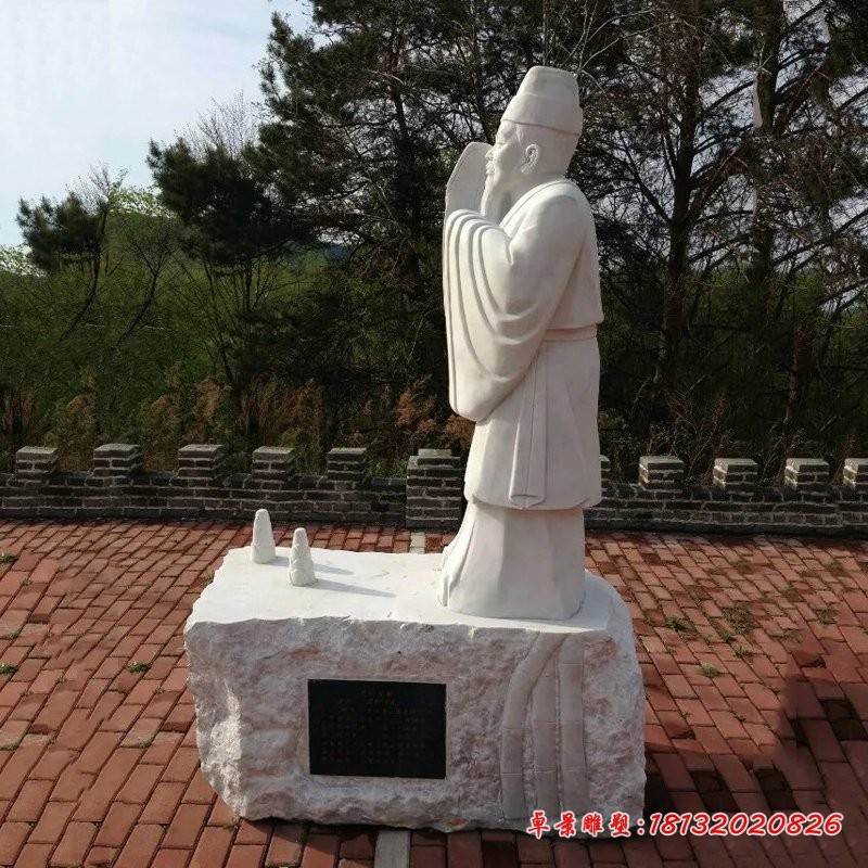 汉白玉二十四孝雕塑景区景观石雕 (1)