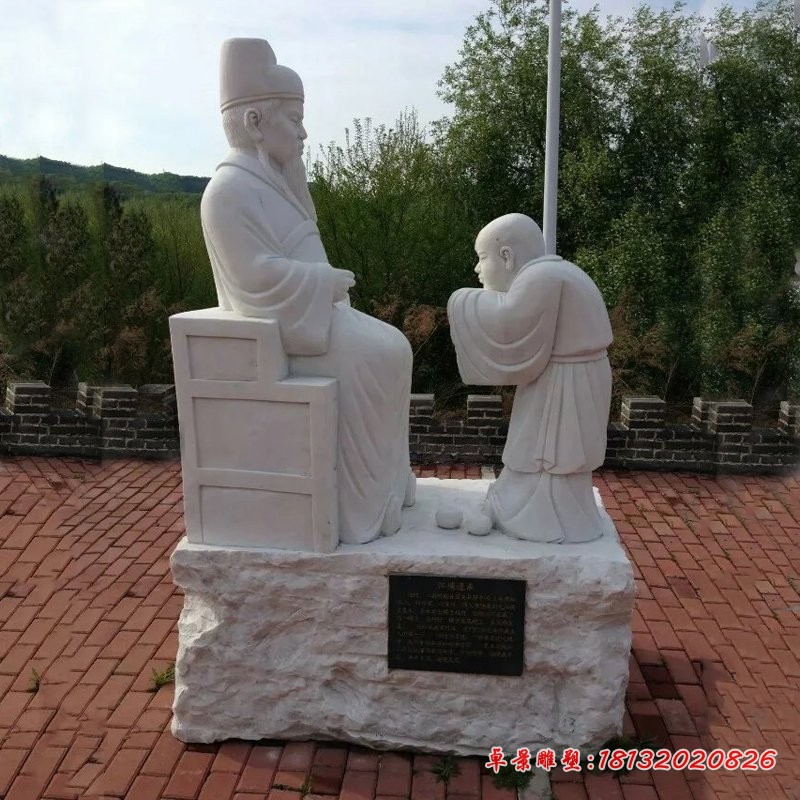 汉白玉二十四孝雕塑景区景观石雕 (7)