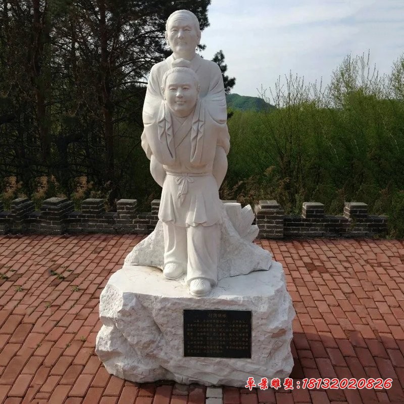 汉白玉二十四孝雕塑景区景观石雕 (6)