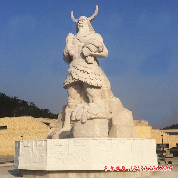 景区神农氏炎帝石雕