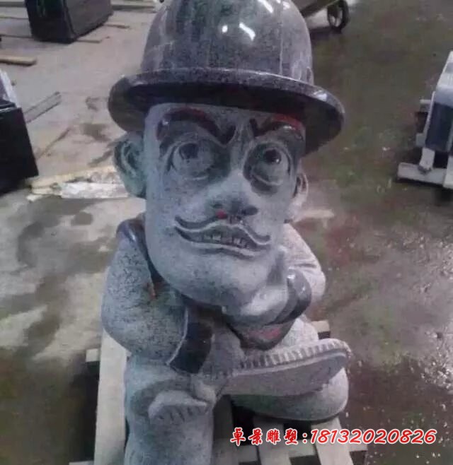 卡通人物石雕 