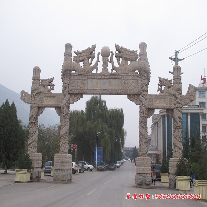 龙门牌坊石雕