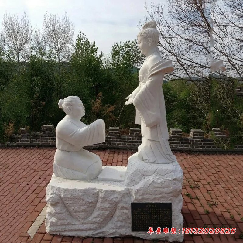卖身葬父石雕，二十四孝石雕 