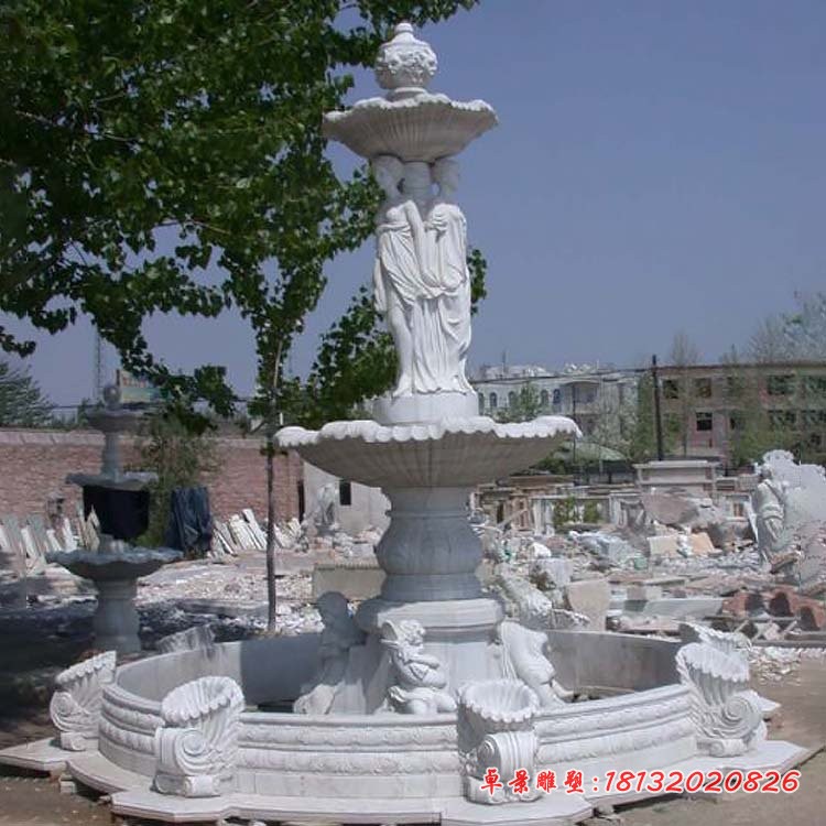 欧式人物石雕喷泉 (2)