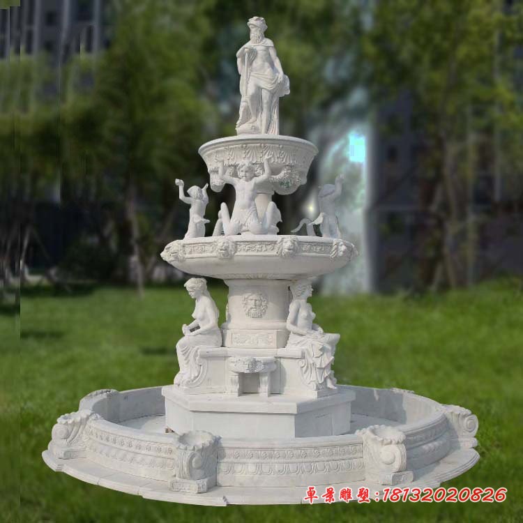 欧式人物石雕喷泉 (8)