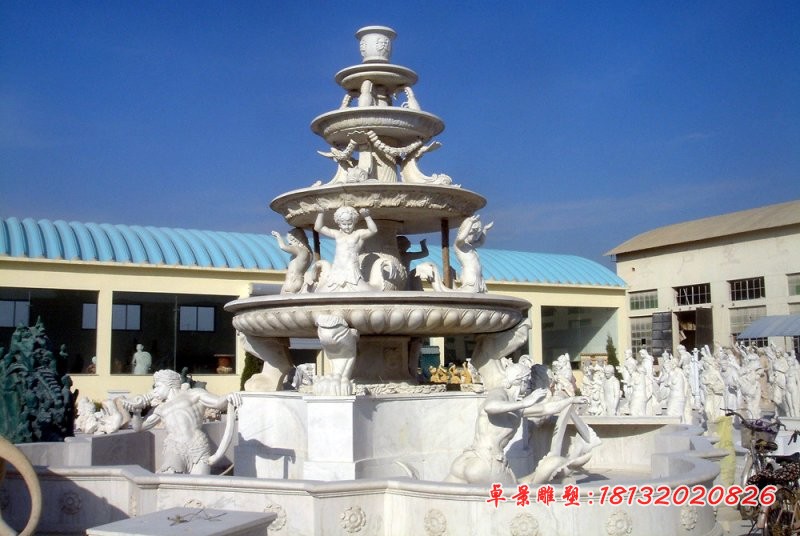 欧式人物石雕喷泉 (3)