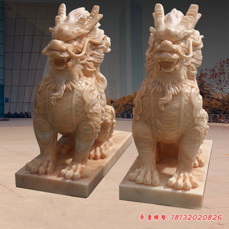 麒麟神兽石雕