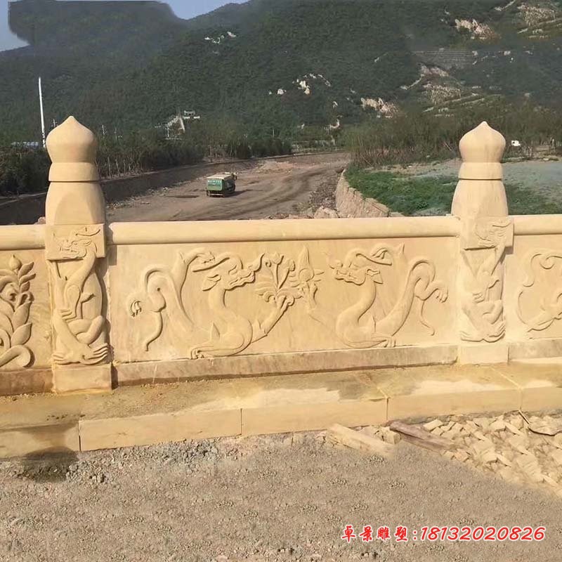 砂岩栏杆石雕