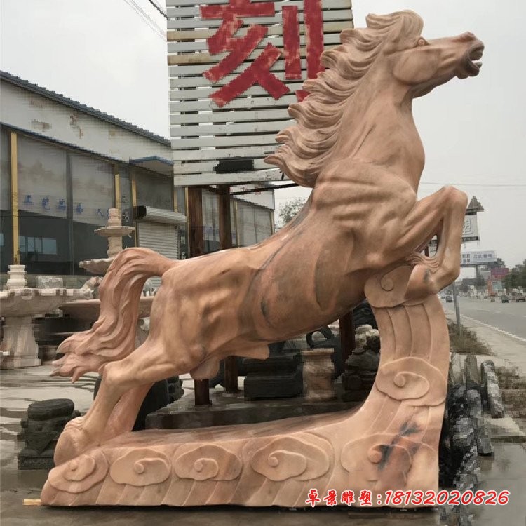 石雕奔马