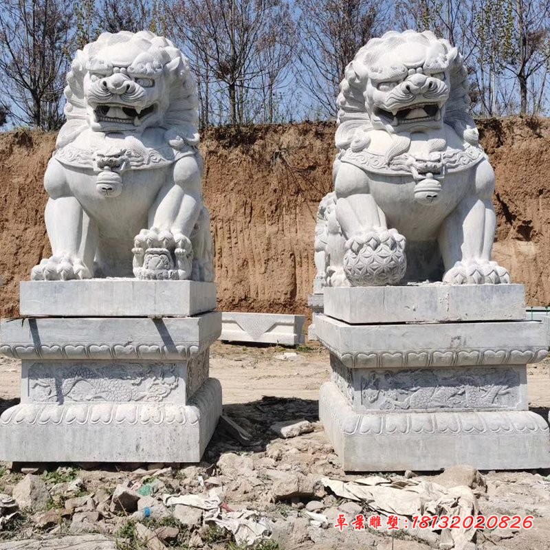 石雕大理石狮子雕塑