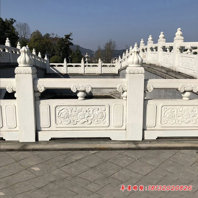 石雕汉白玉栏板