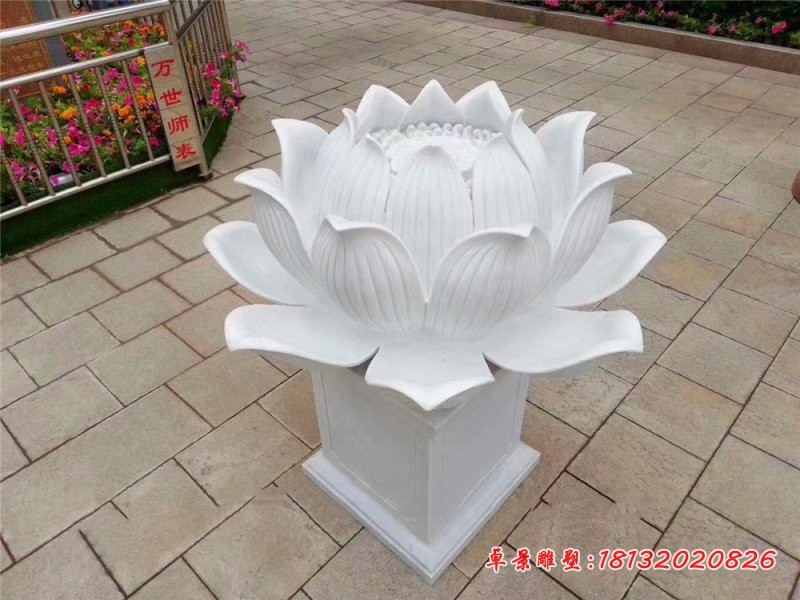 石雕莲花 