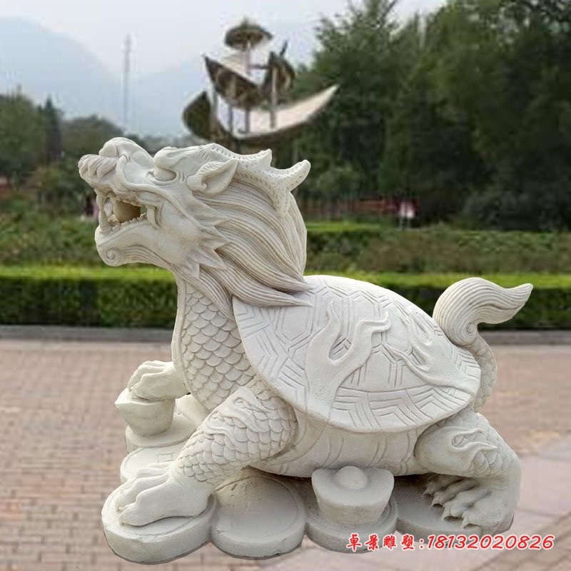 石雕龙龟 