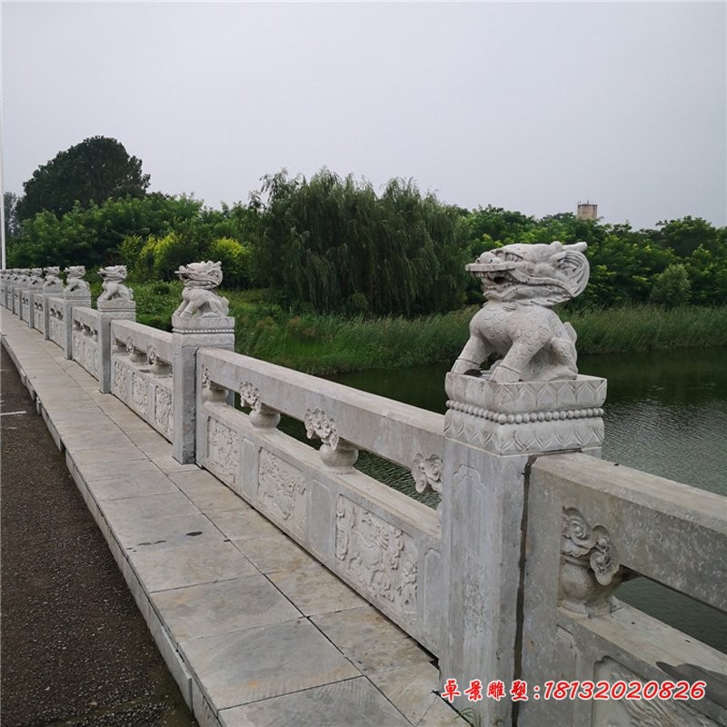 石雕石栏杆桥