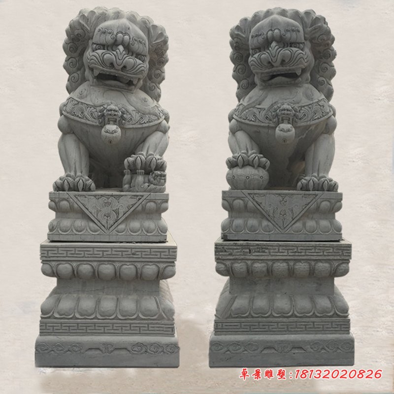 石雕石狮子雕塑