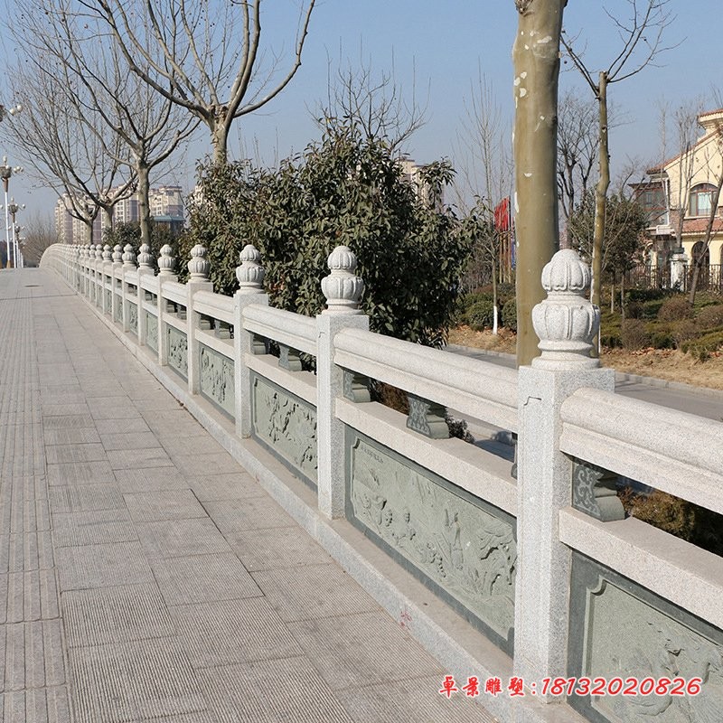 园林大理石雕花栏杆